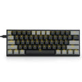 Z11 mechanical keyboard with aluminium alloy frame, black and grey keycaps, monochrome lighting