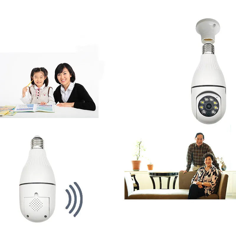 Rui Chuan Technology Minions model 3MP wireless surveillance camera with dual light night vision and USB cable