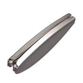 Folding pocket reading glasses in retro style with ring detailing and anti-fall frame