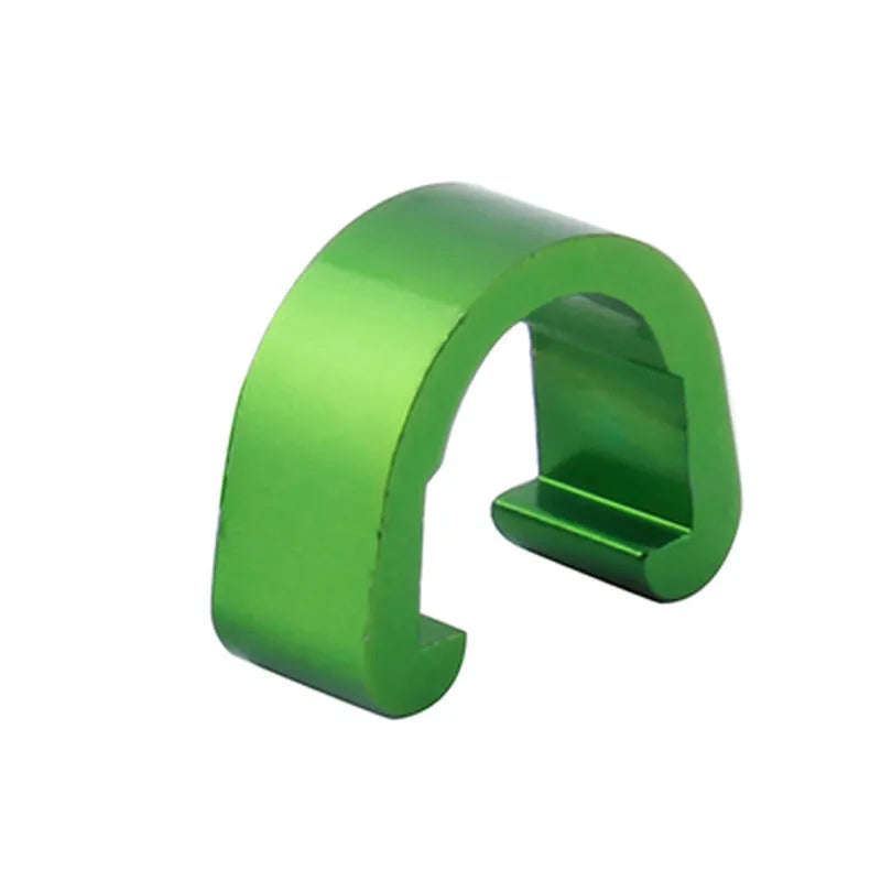 Aluminium alloy C buckle hardware fasteners in multiple colours 10.2x13x5mm