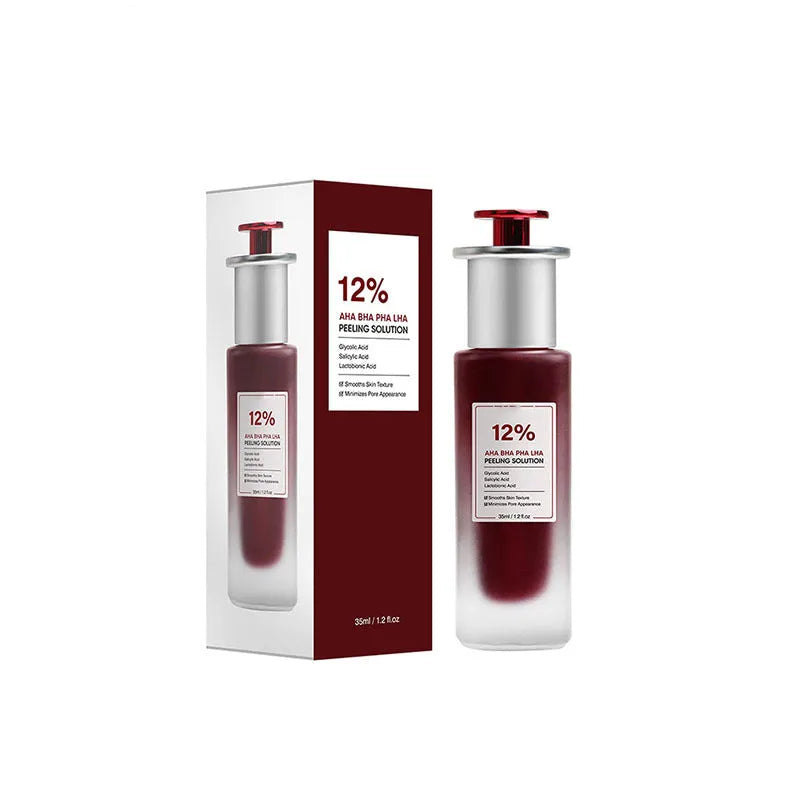 Facial exfoliating care solution essence bottle 30ml or 35ml for skin care