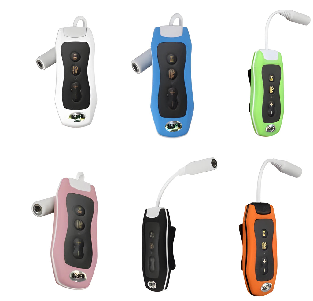 Bluetooth mini headset Mp3 player IPX68 waterproof black