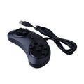 Black Sega USB PC game controller with 1.8-metre cable for Windows gaming