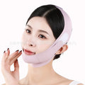 Small V face shaping mask in light breathable fabric with lifting bandage design