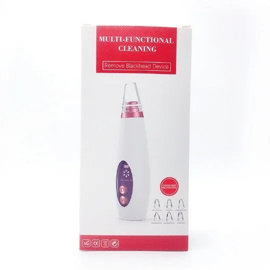 Microcrystalline blackhead remover model LY-9128 with USB charging and black suction nozzle