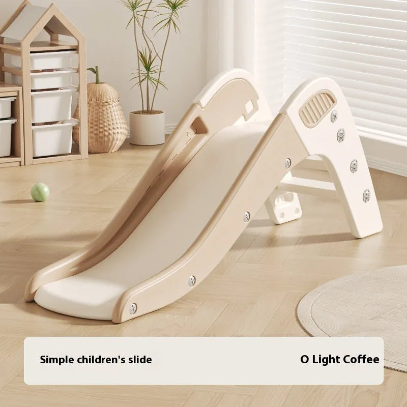 Small colourful plastic baby slide for toddlers under three years old.