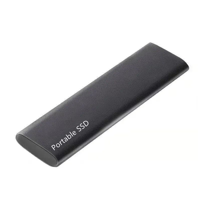 Ultra-thin metal mobile solid state drive in red, black, blue and silver colour options