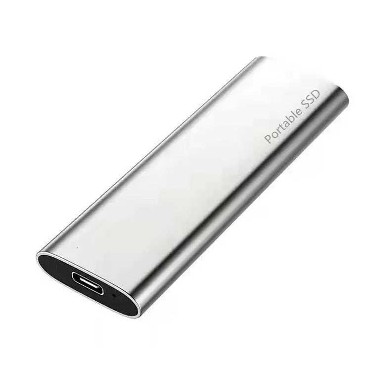 Ultra-thin metal mobile solid state drive in red, black, blue and silver colour options