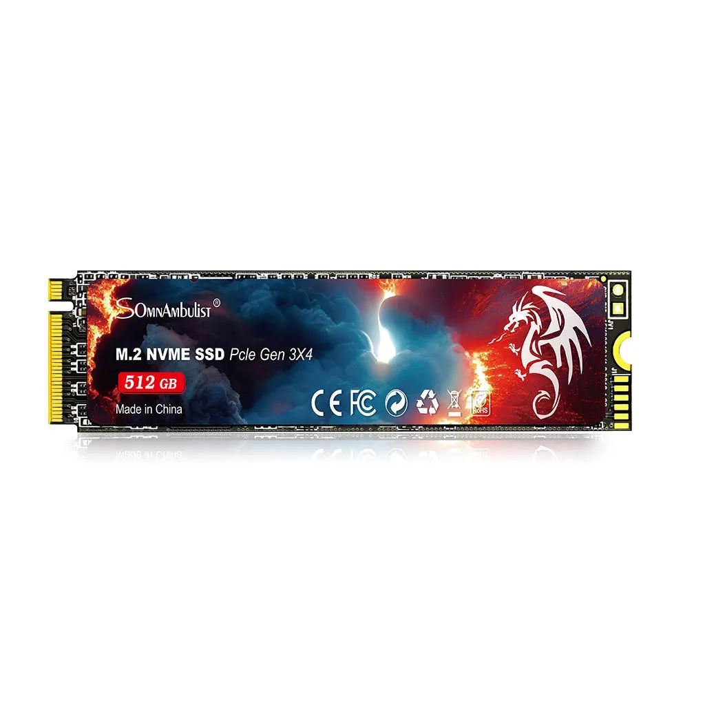 M.2 NVMe solid state drive for desktop computers with PCIe 3.0 interface