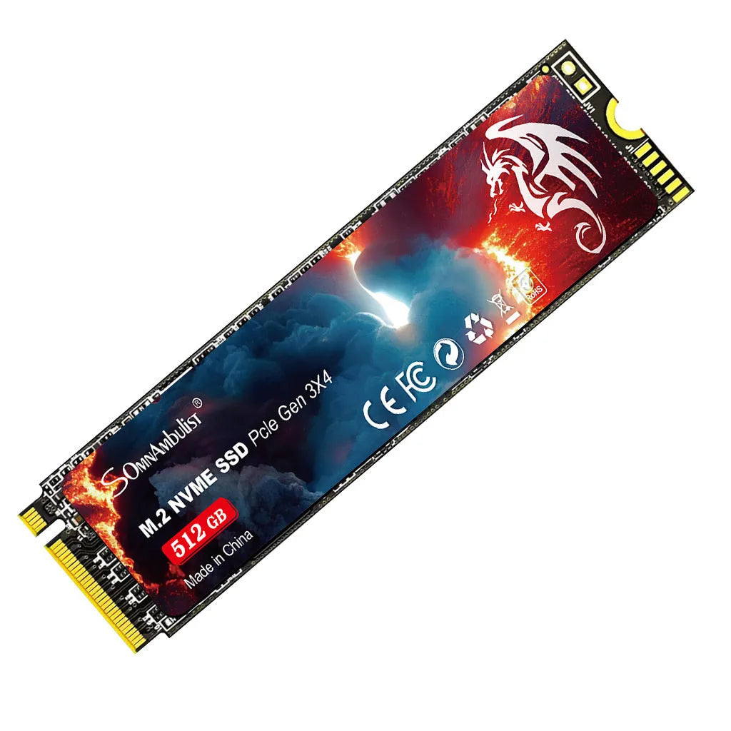M.2 NVMe solid state drive for desktop computers with PCIe 3.0 interface
