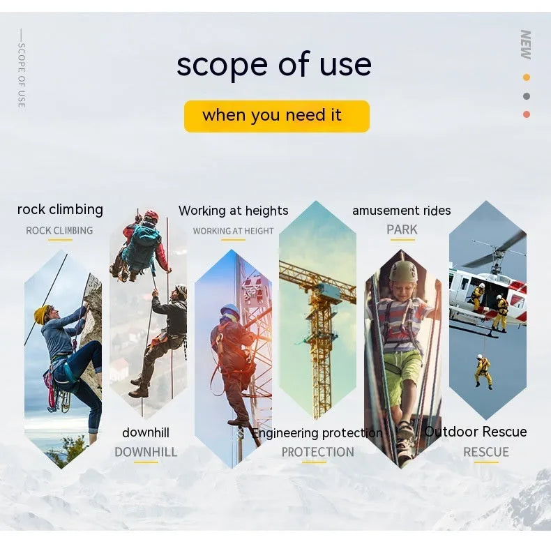 Automatic master lock climbing carabiner in five colour options for mountaineering