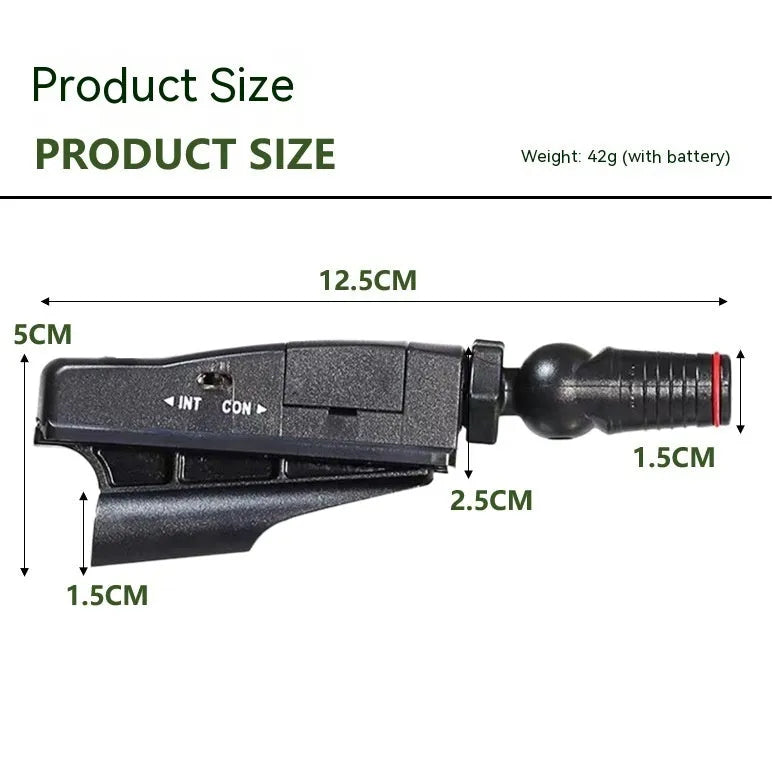 Golf putter laser aiming instrument for putting alignment training with laser sight options