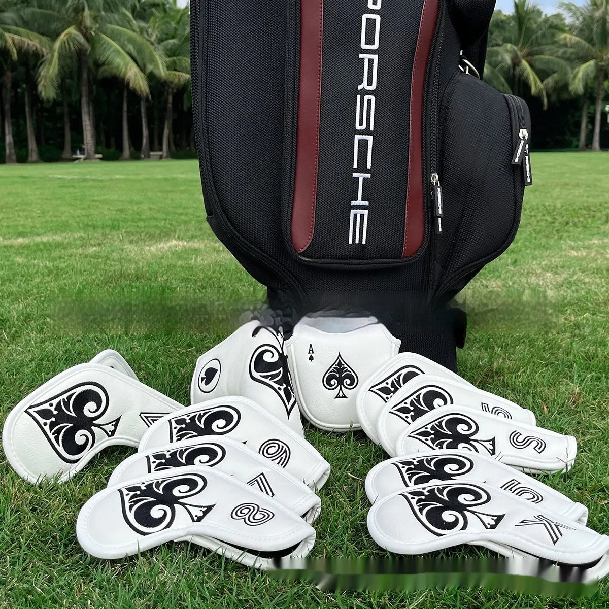 PU golf putter sleeve in three colours – factory direct golf accessory protection