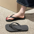 PVC casual flip flops in a toe-covering style on a plain background, showing the one-piece moulded construction.