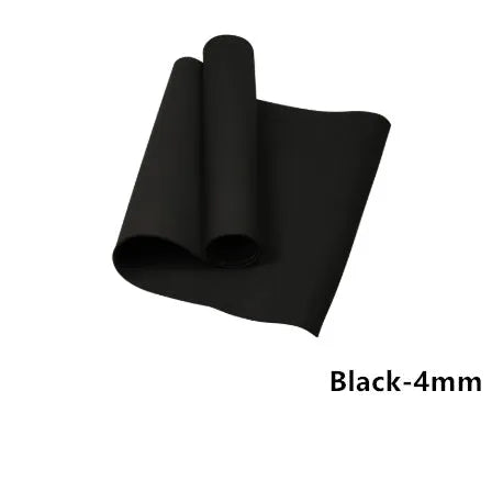 EVA composite yoga mat in a choice of colours showing 4mm and 6mm thickness options for fitness.