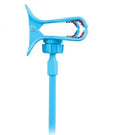 Black flexible long arm phone holder clipped to bed frame with smartphone mounted at adjustable angle