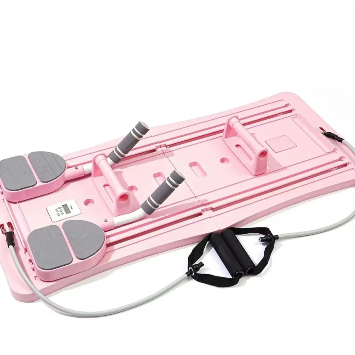 Foldable PP belly panel board in black, pink and purple colour options for portable abdominal training