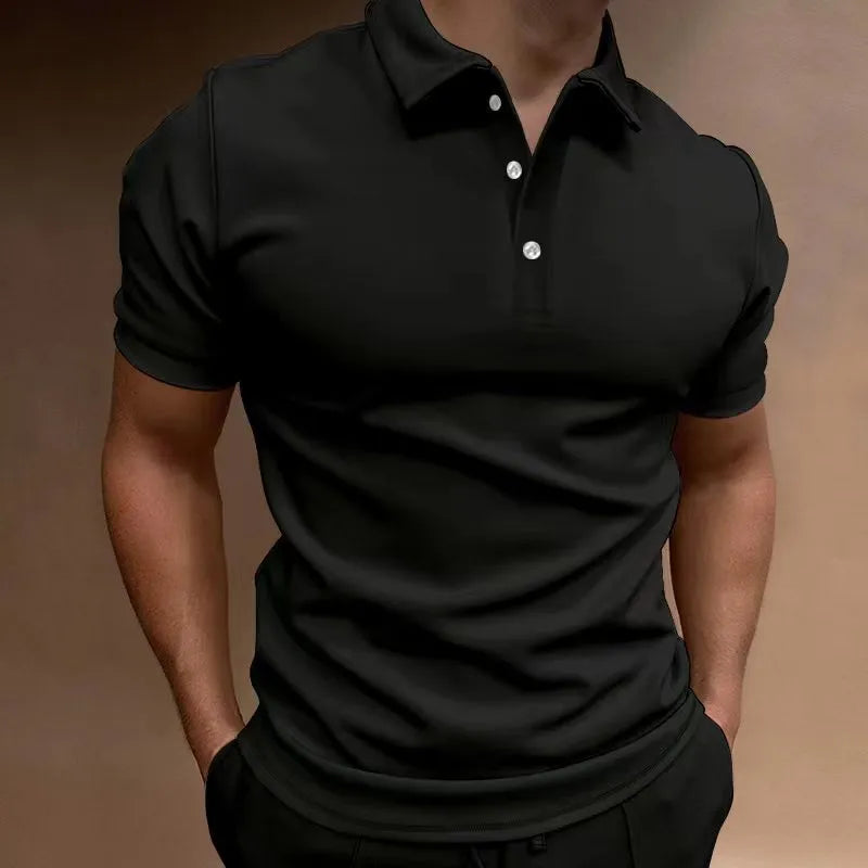 Men's loose fit cotton blend t-shirt with short sleeves in various colour options
