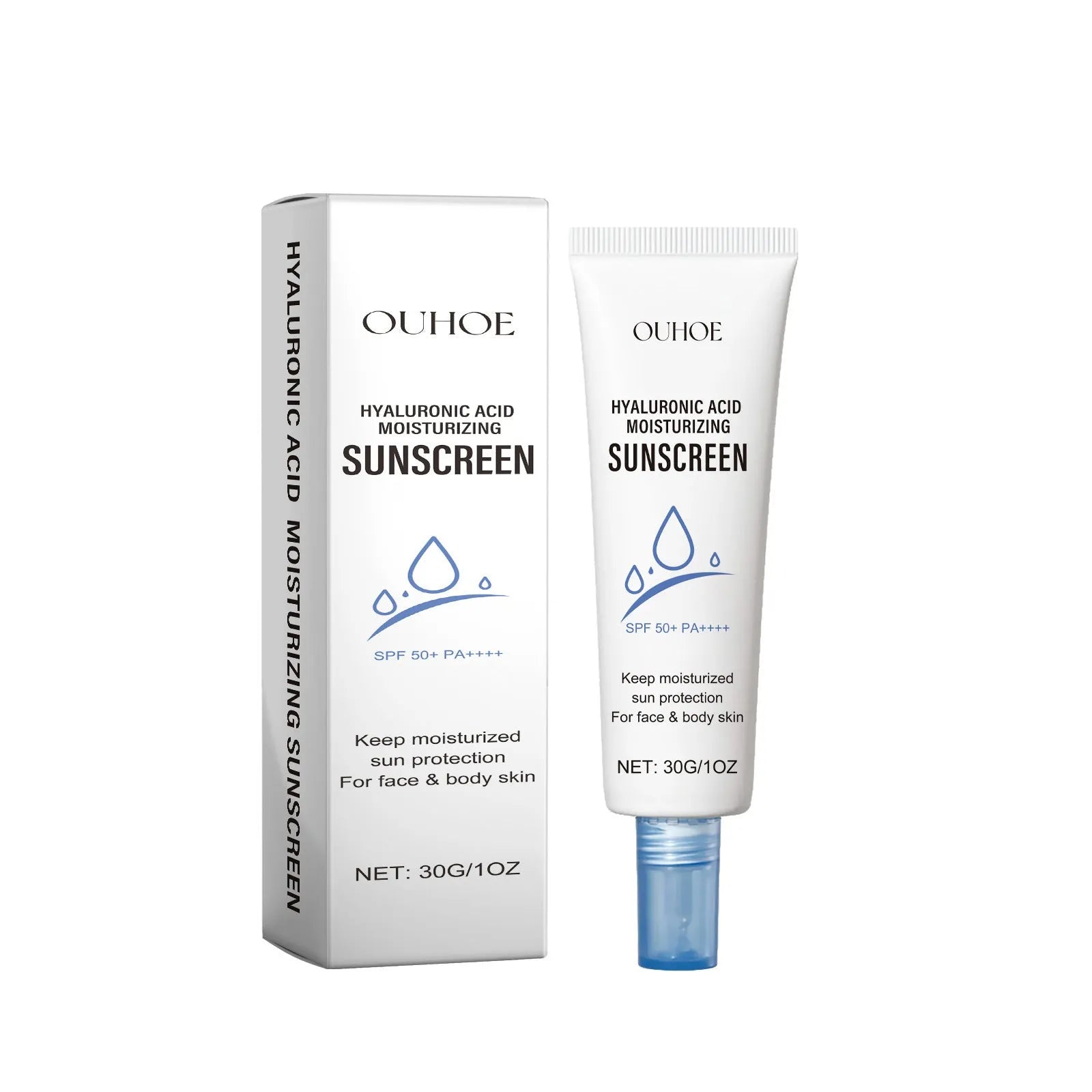 30g tube of moisturizing protective lotion with UV isolation for universal skin types