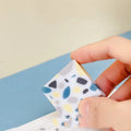 Brick-shaped solid rubber traceless eraser for pencil correction.