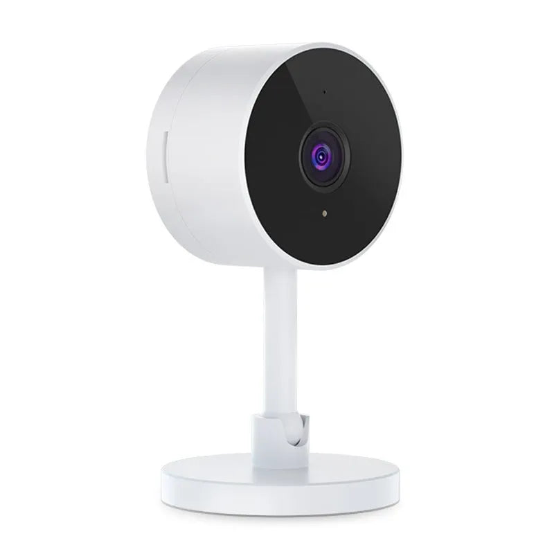 White gun-style Flash Fish WiFi security camera with 1080p HD recording and intelligent network alarms