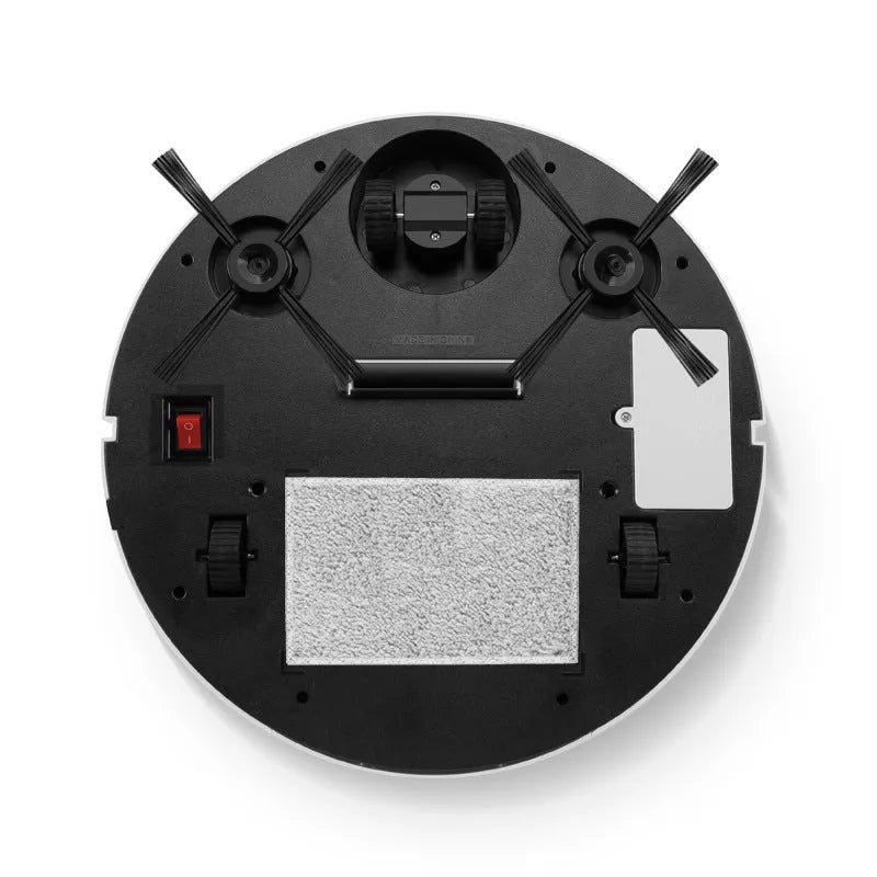 Automatic sweeping robot cleaner with compact 28cm square design and built-in 3000mAh battery