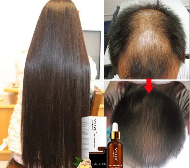 Senna Hair Growth Fluid 30ml bottle with brown colour botanical fragrance