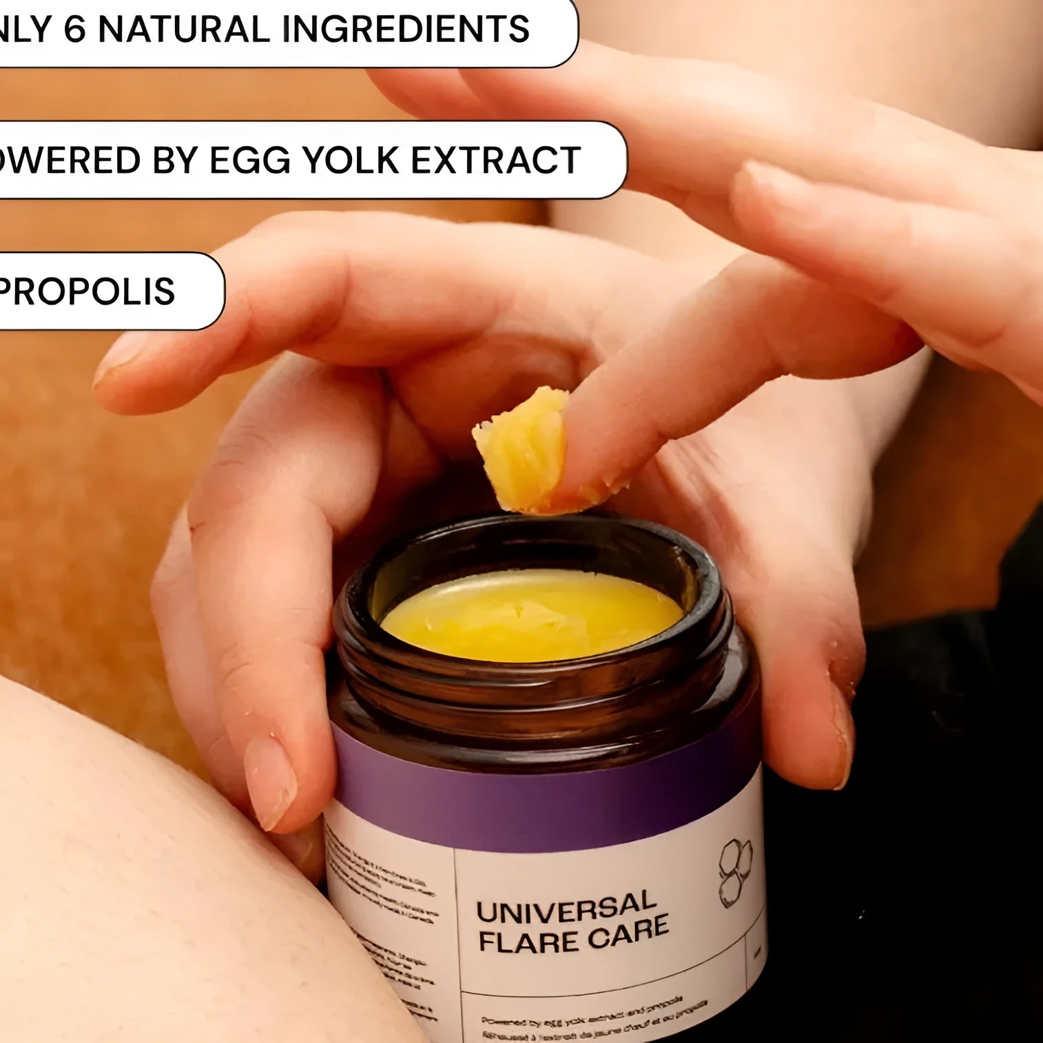 Universal Flare Care Muscle And Joint Pain Relief Cream 120g tube, no logo design, on white background
