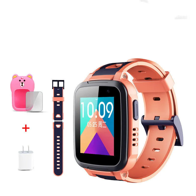 360 SE5 children phone watch with stainless steel wristband and colour screen