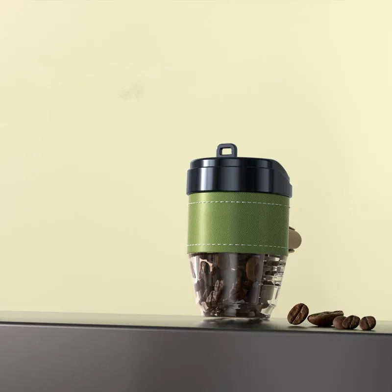 Coffee cup shaped car perfume air freshener with solid fragrance and multiple air quality functions