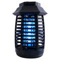 Black aromatherapy mosquito lamp with UV or LED tube options for insect control in rooms under 16 square metres