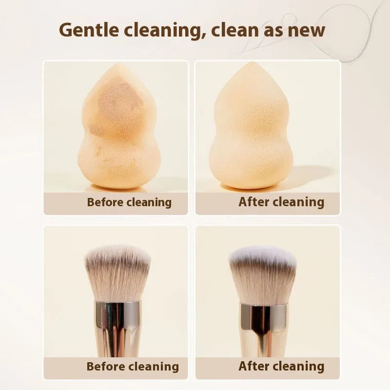 80ml liquid makeup brush and sponge cleaner in a bottle