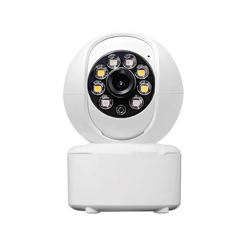 1080p HD home security camera with ceiling mount bracket on a white background
