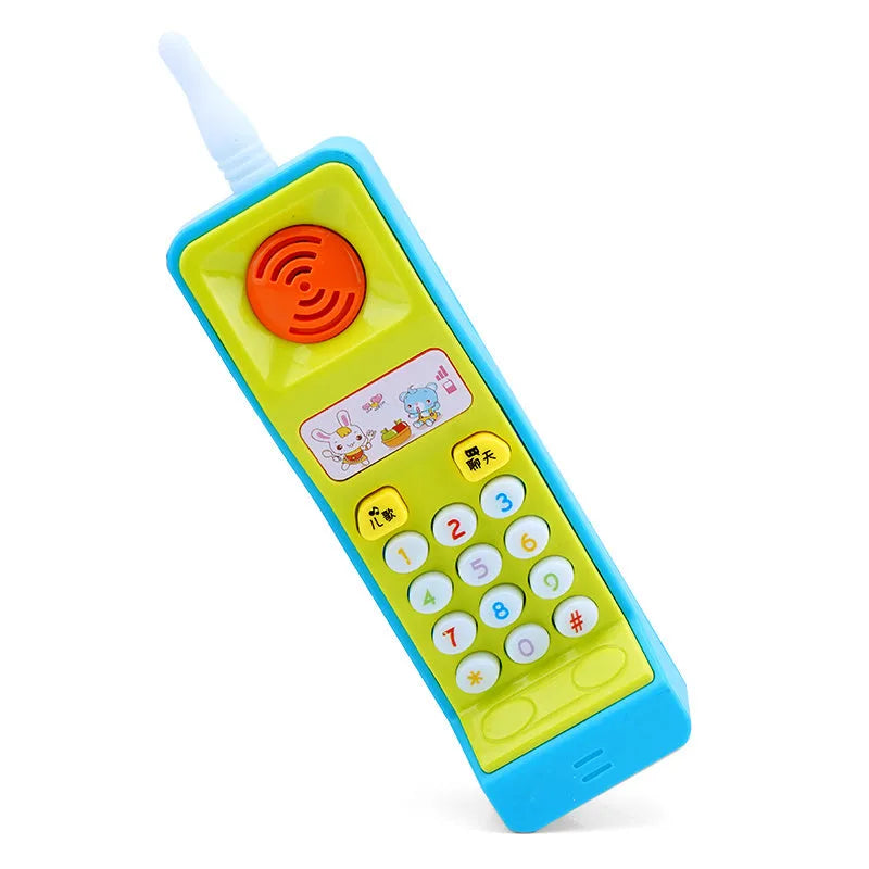 Children's educational toy with sound and light features in cartoon animal design for 3-year-olds