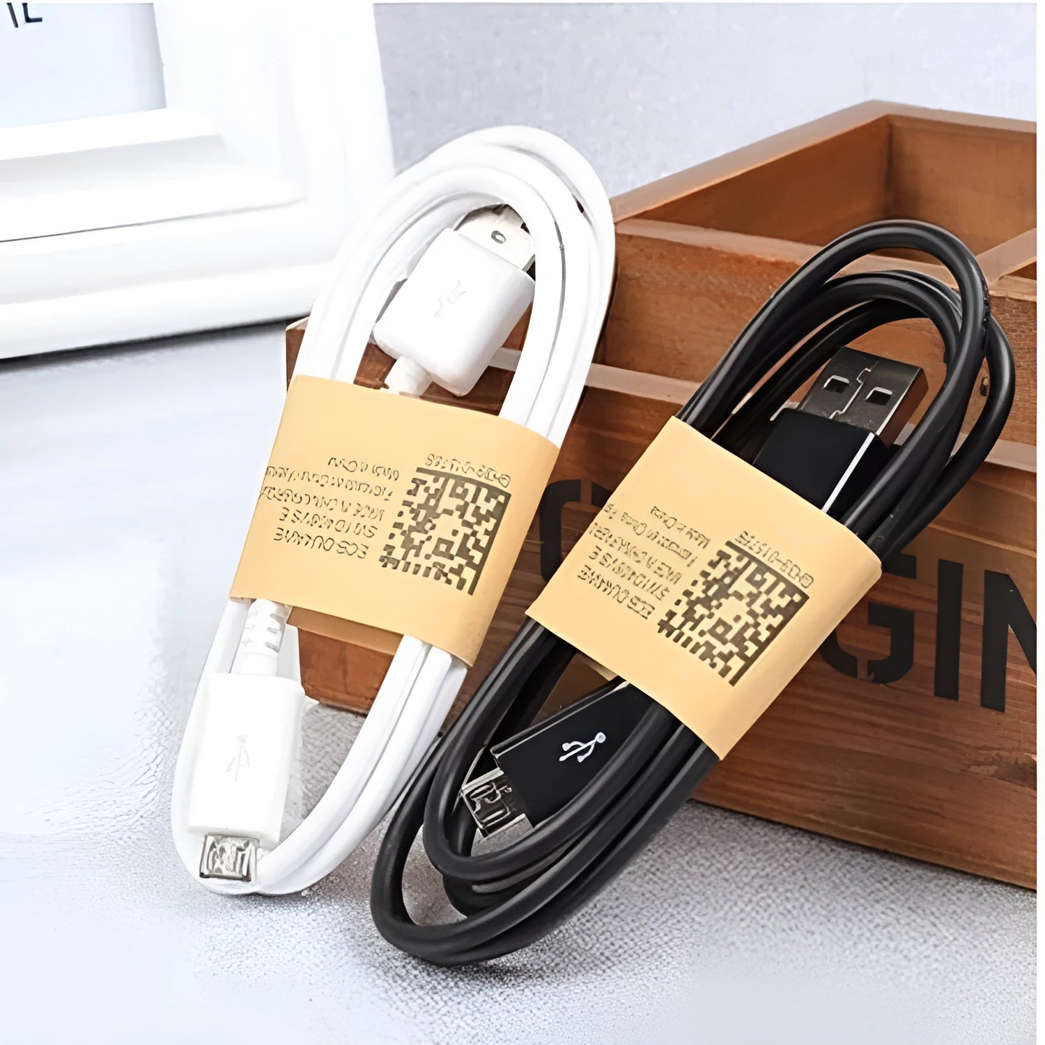 Black Micro USB universal data cable 1m for Android phones and tablets