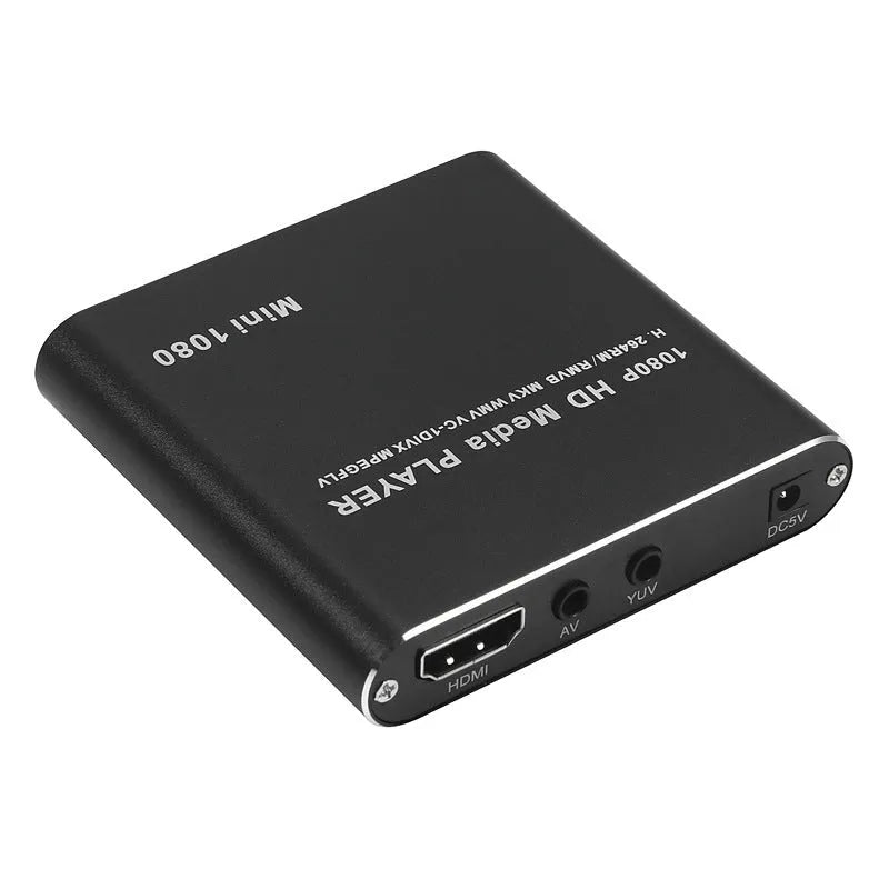 1080P Full HD media player with all-metal construction and HDMI interface