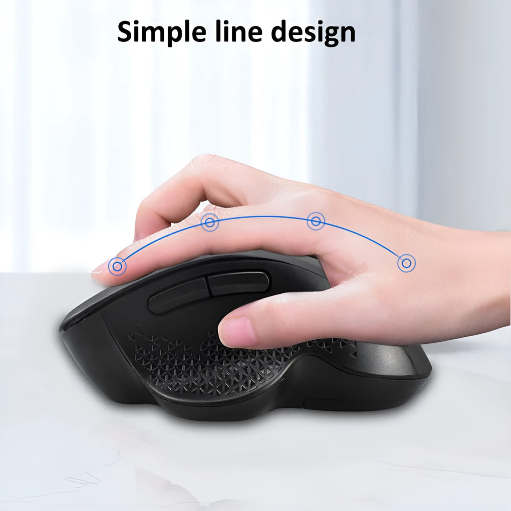 Black or grey rechargeable wireless laptop mouse with USB charging cable