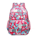 Student school backpack with air pillow belt system in Oxford cloth construction showing blue colour option