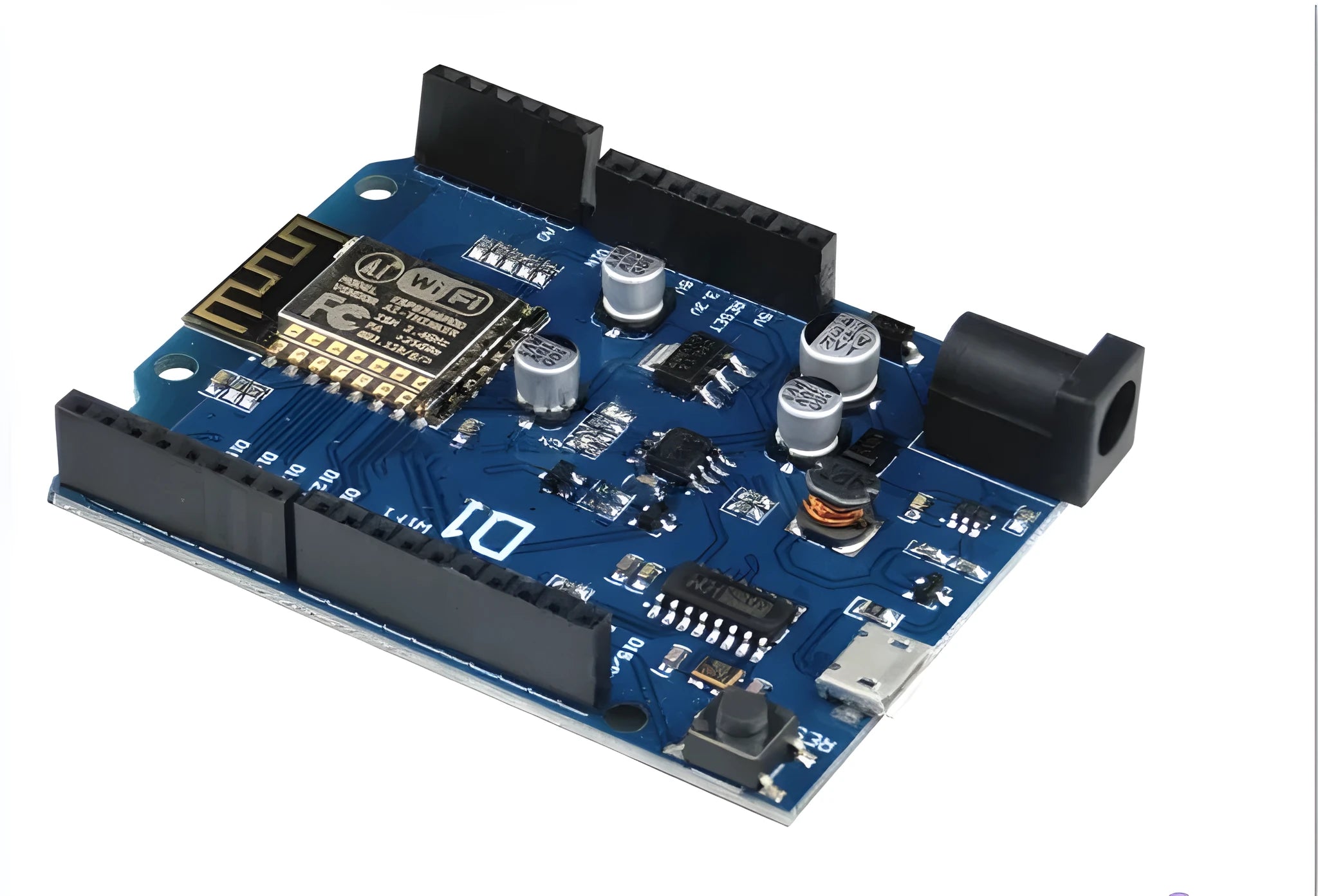 Black ESP-8266EX WIFI development board with OTA and 5V 1A power supply