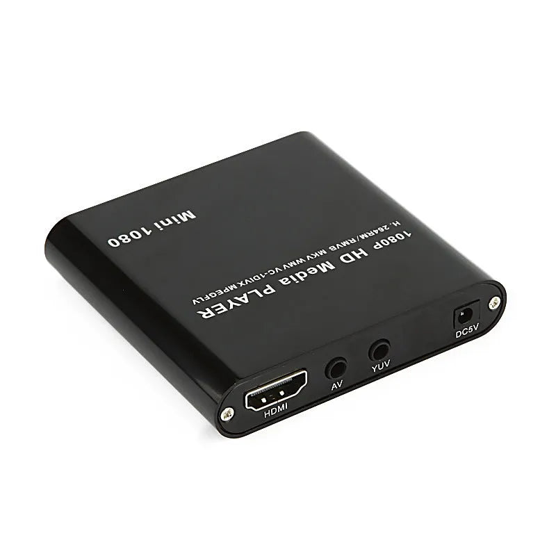 1080P Full HD media player with all-metal construction and HDMI interface