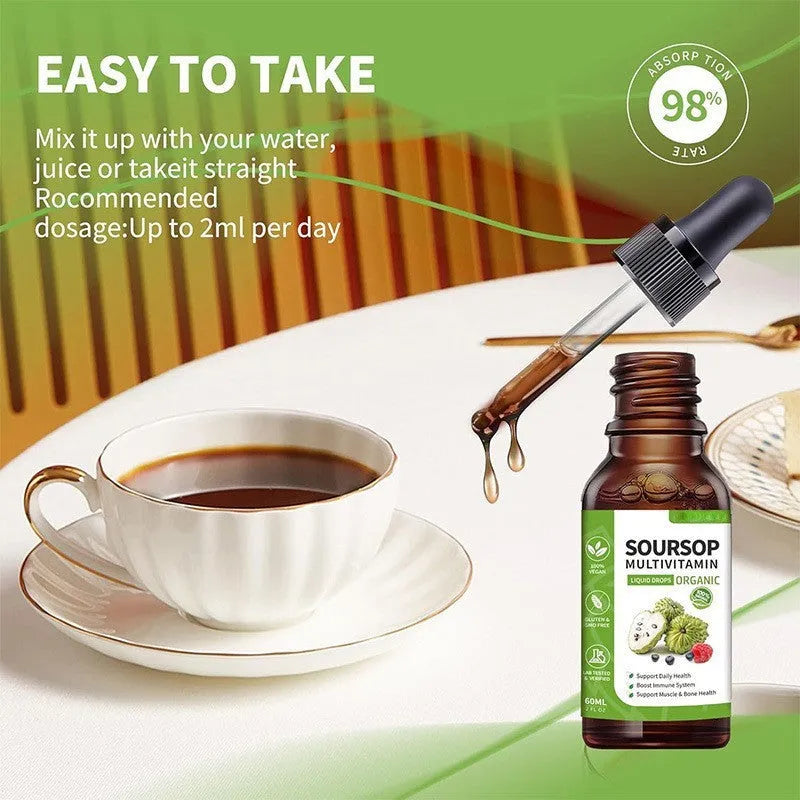 60ml bottle of prickly fruit and lychee flavoured sugar-free care drops for adults.