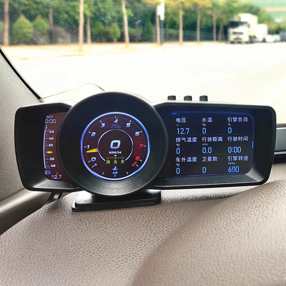A600 OBDII monitor driving computer with TFT display and GPS BeiDou system
