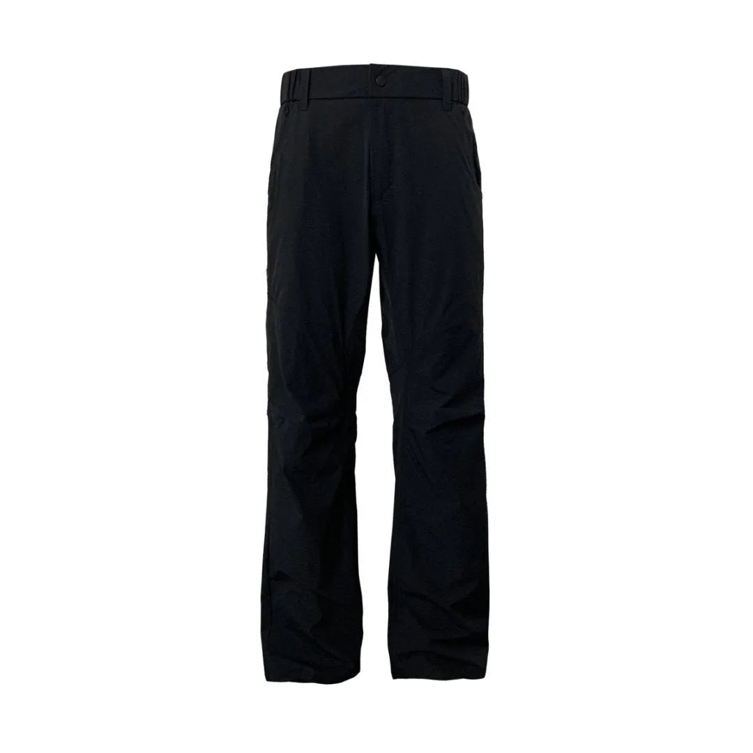 3D cut casual breathable trousers for men in Army Green, straight leg, mid waist