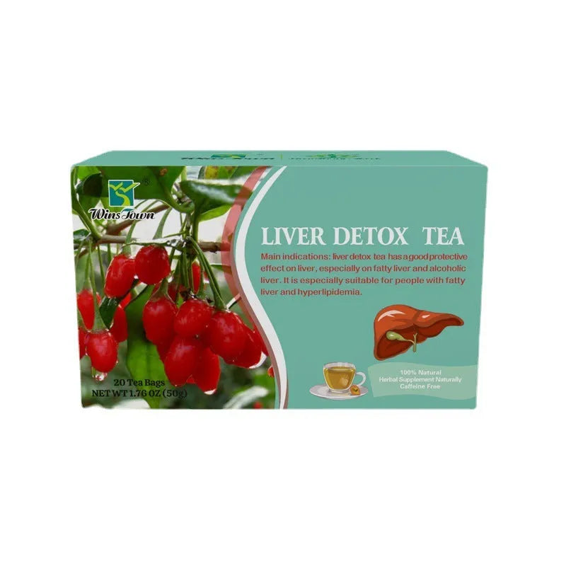 A 50g box of herbal tea substitution blend made from medicinal and edible plants.