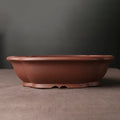 Handmade purple clay classical Chinese style bonsai basin ceramic pot