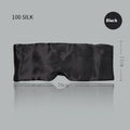 Mulberry silk sleep eye mask shown in one of seven available colours for light blocking