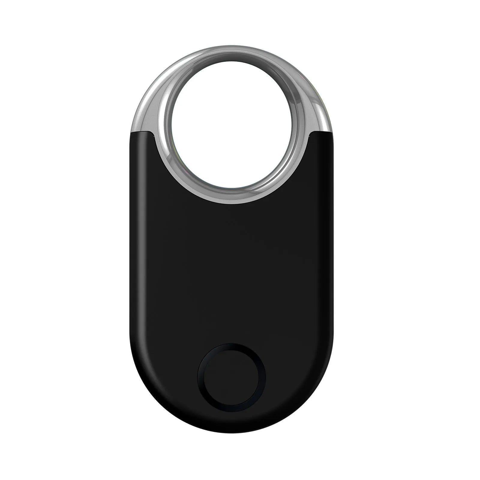 Black and white GPS anti-lost tracking device for pets and children with compact design