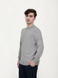Men's regular fit pullover sweater in standard wool yarn for autumn and winter wear