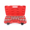 25-piece car terminal removal tool set in a storage case for wire harness disassembly