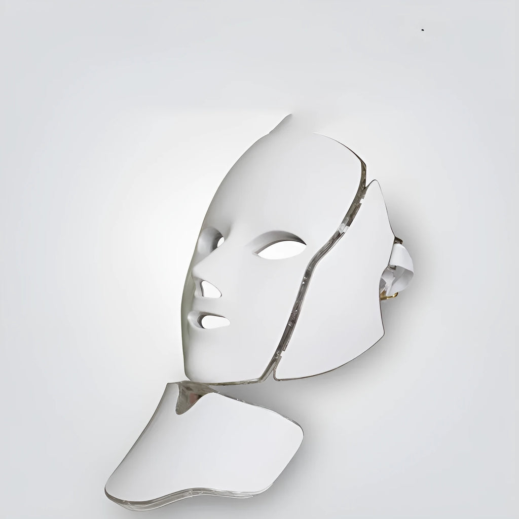LED color light mask beauty instrument with 7 colours and 4th gear for skin rejuvenation and brightening, 240x240x170mm